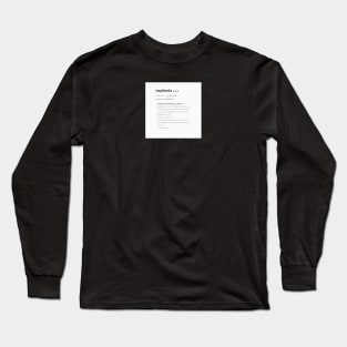 Euphoria Long Sleeve T-Shirt